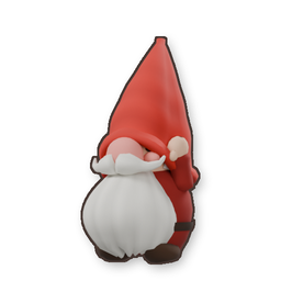 Gnome in a red pointed hat